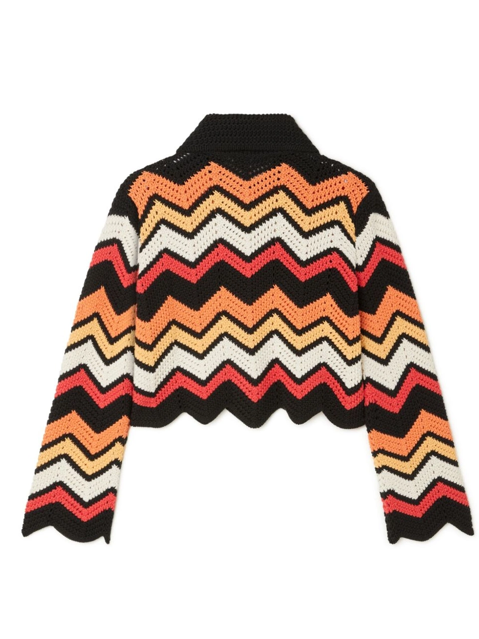 Cheap Women Alanui jacket chevron Kaleidoscopic knitted 0404